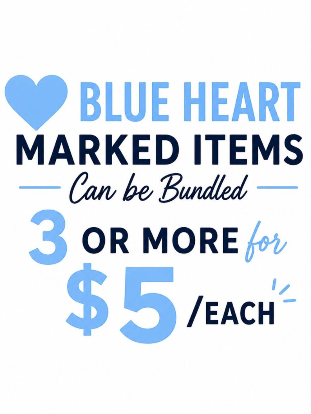 BUNDLE SALE